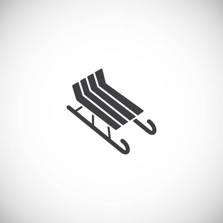 Winter related icon on background for graphic and web design. Simple illustration. Internet concept symbol for website button or mobile app.のイラスト素材