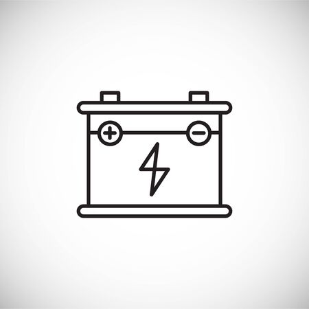 Car part icon on background for graphic and web design. Creative illustration concept symbol for web or mobile app.のイラスト素材