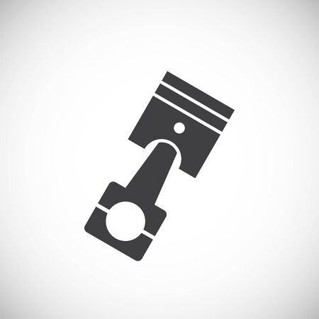 Car part icon on background for graphic and web design. Creative illustration concept symbol for web or mobile appのイラスト素材