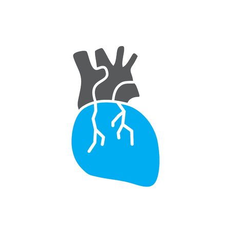 Human organ related icon on background for graphic and web design. Creative illustration concept symbol for web or mobile app.のイラスト素材