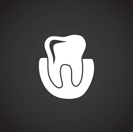 Human organ related icon on background for graphic and web design. Creative illustration concept symbol for web or mobile app.のイラスト素材