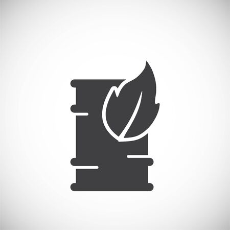 Eco friendly related icon on background for graphic and web design. Creative illustration concept symbol for web or mobile app.のイラスト素材