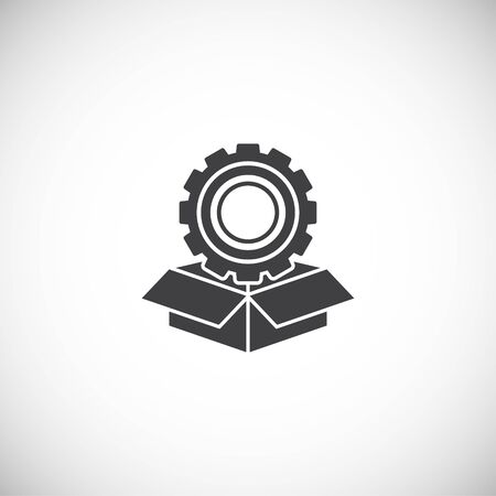 Engineering related icon on background for graphic and web design. Creative illustration concept symbol for web or mobile app.のイラスト素材