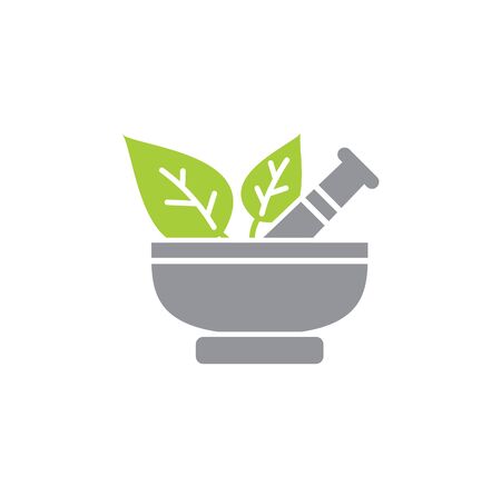 Natural medicine related icon on background for graphic and web design. Creative illustration concept symbol for web or mobile appのイラスト素材
