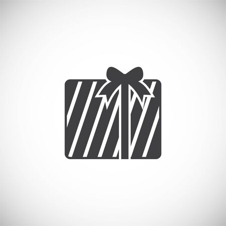 Gift related icon on background for graphic and web design. Creative illustration concept symbol for web or mobile appのイラスト素材
