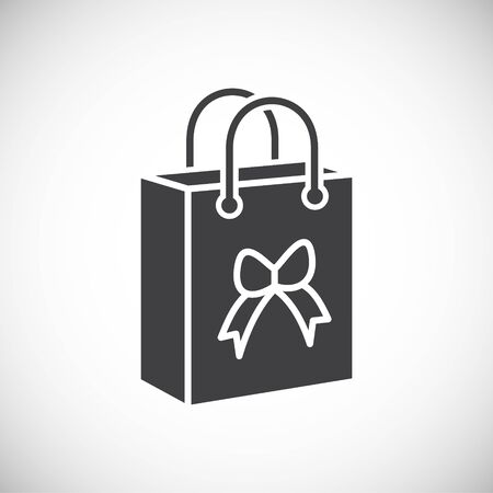 Gift related icon on background for graphic and web design. Creative illustration concept symbol for web or mobile appのイラスト素材