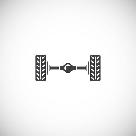 Car tuning related icon on background for graphic and web design. Creative illustration concept symbol for web or mobile appのイラスト素材