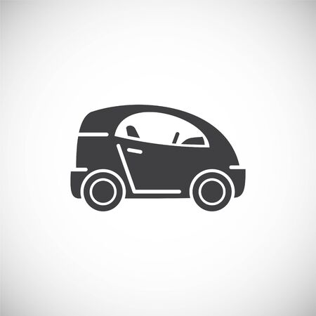 Car related icon on background for graphic and web design. Creative illustration concept symbol for web or mobile app.のイラスト素材