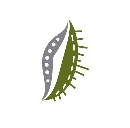 Microbe related icon on background for graphic and web design. Creative illustration concept symbol for web or mobile appのイラスト素材