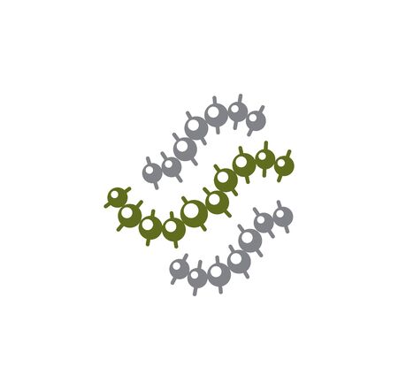 Microbe related icon on background for graphic and web design. Creative illustration concept symbol for web or mobile appのイラスト素材