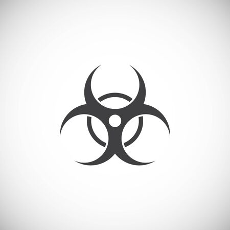 Infection prevention related icon on background for graphic and web design. Creative illustration concept symbol for web or mobile appのイラスト素材