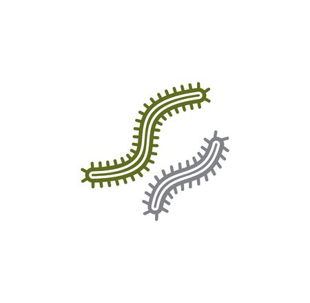 Microbe related icon on background for graphic and web design. Creative illustration concept symbol for web or mobile appのイラスト素材