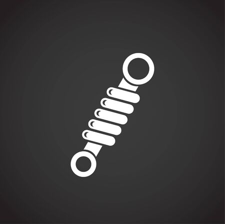 Car tuning related icon on background for graphic and web design. Creative illustration concept symbol for web or mobile app.のイラスト素材
