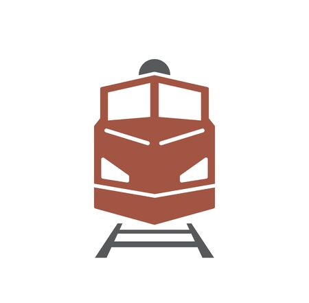 Railway transportation related icon on background for graphic and web design. Creative illustration concept symbol for web or mobile app.のイラスト素材