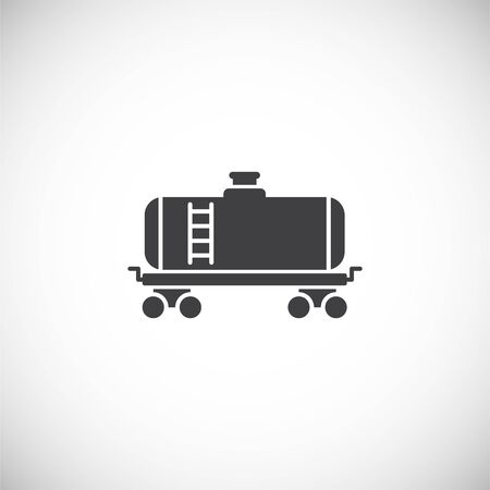 Railway transportation related icon on background for graphic and web design. Creative illustration concept symbol for web or mobile app.のイラスト素材