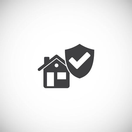 Smart security related icon on background for graphic and web design. Creative illustration concept symbol for web or mobile appのイラスト素材