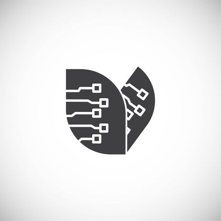Curcuit related icon on background for graphic and web design. Creative illustration concept symbol for web or mobile app.のイラスト素材