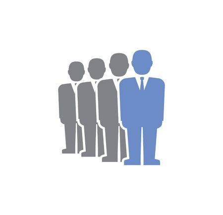 Business people related icon on background for graphic and web design. Creative illustration concept symbol for web or mobile appのイラスト素材