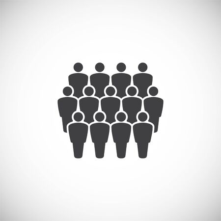 Business people related icon on background for graphic and web design. Creative illustration concept symbol for web or mobile appのイラスト素材