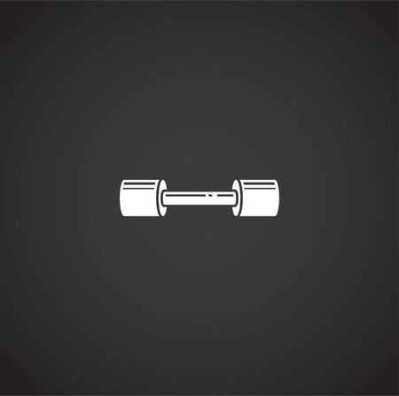 Crossfit related icon on background for graphic and web design. Creative illustration concept symbol for web or mobile app.のイラスト素材