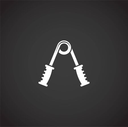 Crossfit related icon on background for graphic and web design. Creative illustration concept symbol for web or mobile app.のイラスト素材