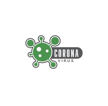 Coronavirus related icon on background for graphic and web design. Creative illustration concept symbol for web or mobile app.のイラスト素材