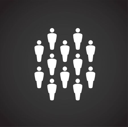 Business people related icon on background for graphic and web design. Creative illustration concept symbol for web or mobile app.のイラスト素材