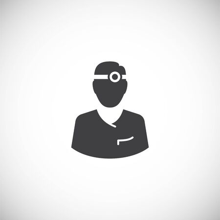Quarantine related icon on background for graphic and web design. Creative illustration concept symbol for web or mobile app.のイラスト素材