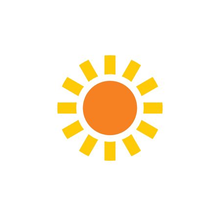 Sun related icon on background for graphic and web design. Creative illustration concept symbol for web or mobile app.のイラスト素材