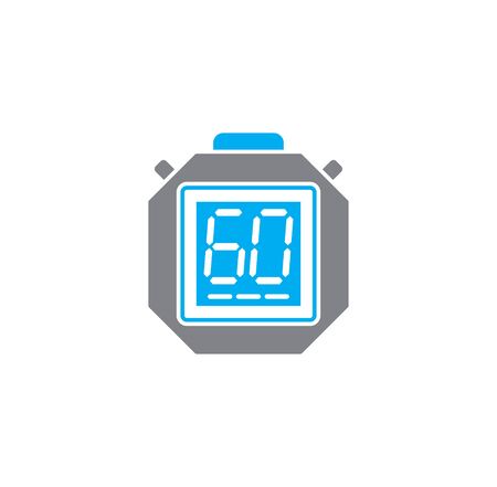 Stopwatch related icon on background for graphic and web design. Creative illustration concept symbol for web or mobile appのイラスト素材