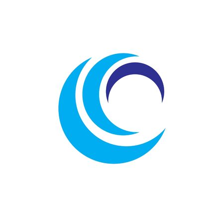 Wave related icon on background for graphic and web design. Creative illustration concept symbol for web or mobile app.のイラスト素材