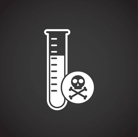 Acid related icon on background for graphic and web design. Creative illustration concept symbol for web or mobile appのイラスト素材