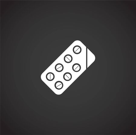 Drugs related icon on background for graphic and web design. Creative illustration concept symbol for web or mobile appのイラスト素材