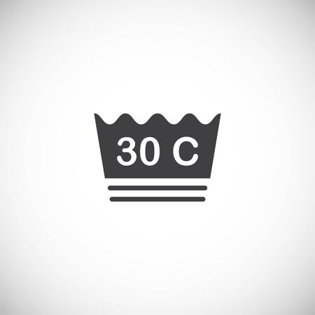Laundry related icon on background for graphic and web design. Creative illustration concept symbol for web or mobile app.のイラスト素材