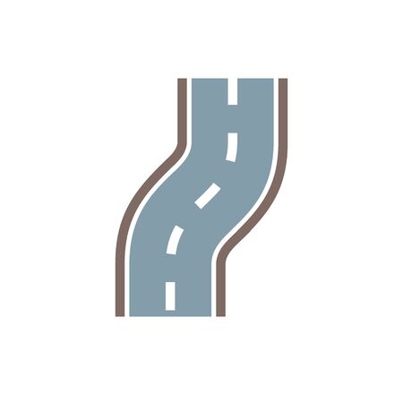 Road related icon on background for graphic and web design. Creative illustration concept symbol for web or mobile app.のイラスト素材