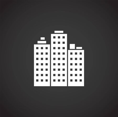 Estate related icon on background for graphic and web design. Creative illustration concept symbol for web or mobile app.のイラスト素材