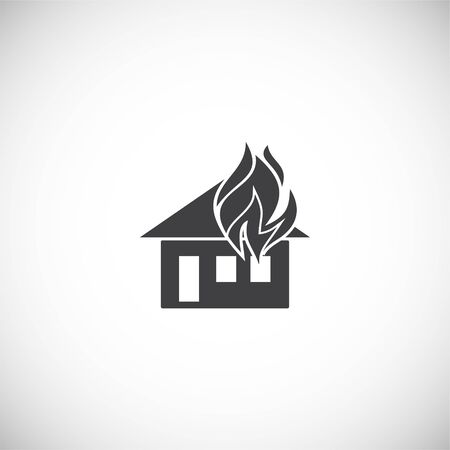Fire related icon on background for graphic and web design. Creative illustration concept symbol for web or mobile appのイラスト素材