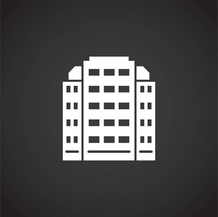 Estate related icon on background for graphic and web design. Creative illustration concept symbol for web or mobile app.のイラスト素材