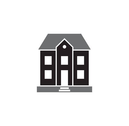 Estate related icon on background for graphic and web design. Creative illustration concept symbol for web or mobile app.のイラスト素材