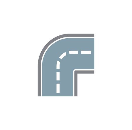 Road related icon on background for graphic and web design. Creative illustration concept symbol for web or mobile app.のイラスト素材