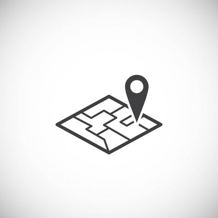 Travel erelated icon on background for graphic and web design. Creative illustration concept symbol for web or mobile appのイラスト素材