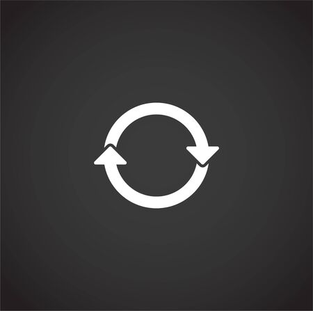 Arrow related icon on background for graphic and web design. Creative illustration concept symbol for web or mobile appのイラスト素材