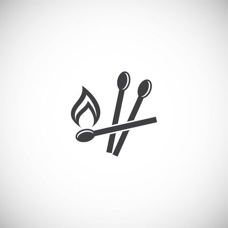 Fire related icon on background for graphic and web design. Creative illustration concept symbol for web or mobile app.のイラスト素材