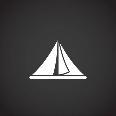 Travel erelated icon on background for graphic and web design. Creative illustration concept symbol for web or mobile app.のイラスト素材