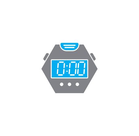 Stopwatch related icon on background for graphic and web design. Creative illustration concept symbol for web or mobile appのイラスト素材