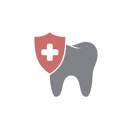 Tooth related icon on background for graphic and web design. Creative illustration concept symbol for web or mobile appのイラスト素材