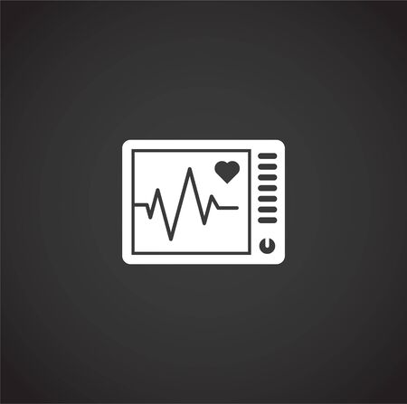 Medical related icons on background for graphic and web design. Creative illustration concept symbol for web or mobile app.のイラスト素材