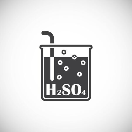 Acid related icon on background for graphic and web design. Creative illustration concept symbol for web or mobile appのイラスト素材