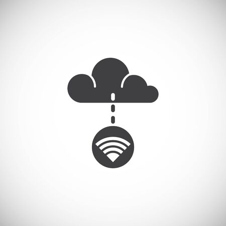NFC related icon on background for graphic and web design. Creative illustration concept symbol for web or mobile appのイラスト素材