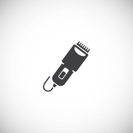 Barber related icon on background for graphic and web design. Creative illustration concept symbol for web or mobile app.のイラスト素材
